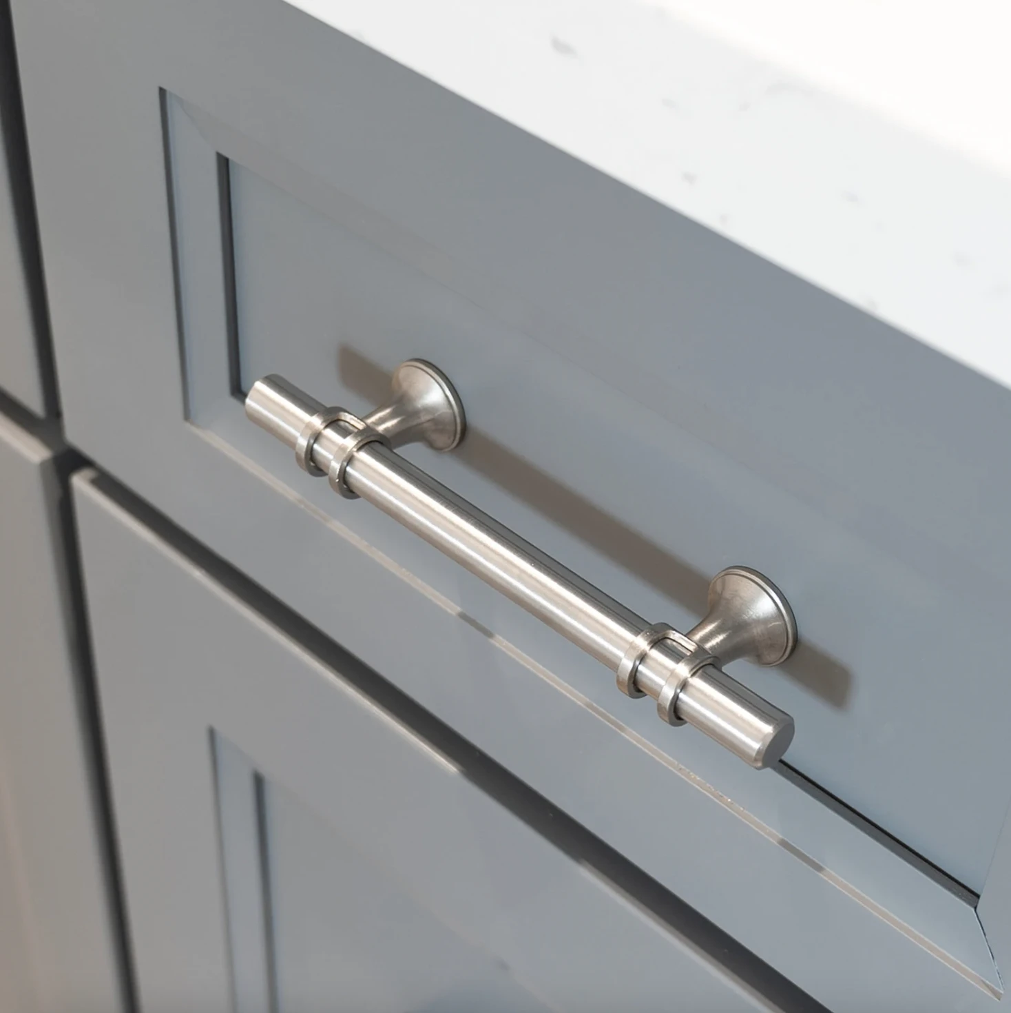 Stainless steel cabinet handles