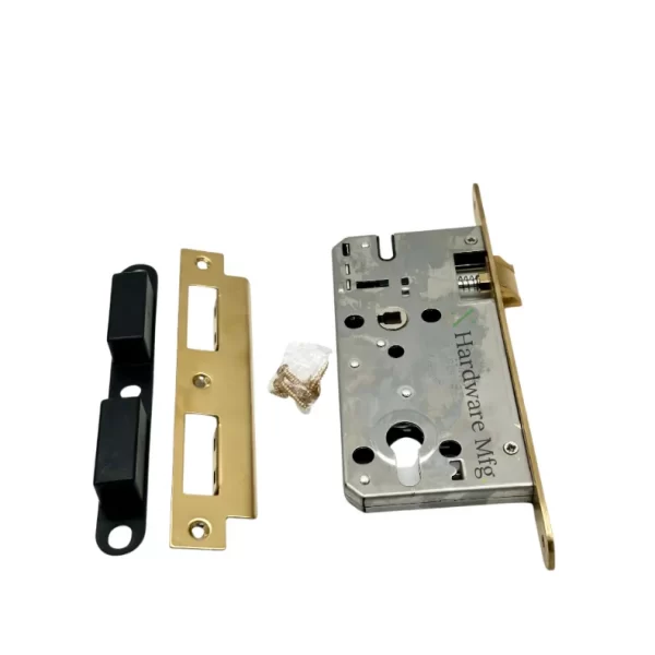 XHardware Mfg. Golden Silent Door Lock Body 72-55