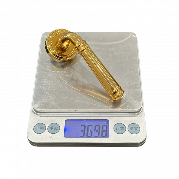 XHardware Mfg. High-End Golden Steel Door Handles Weight -2