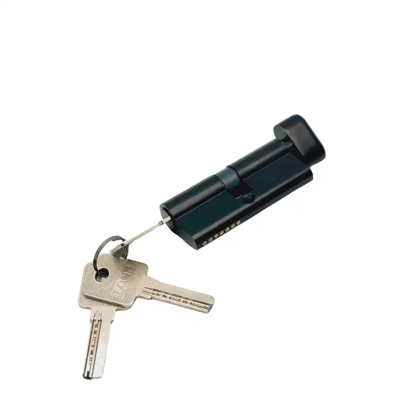 XHardware Mfg. Knob Door Cylinder Lock Matte Black