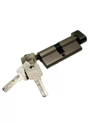 XHardware Mfg. Knob Door Cylinder Lock Matte Stain Black Nickel