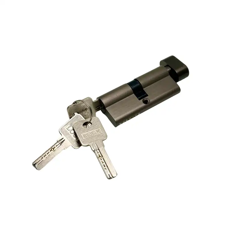 XHardware Mfg. Knob Door Cylinder Lock Matte Stain Black Nickel